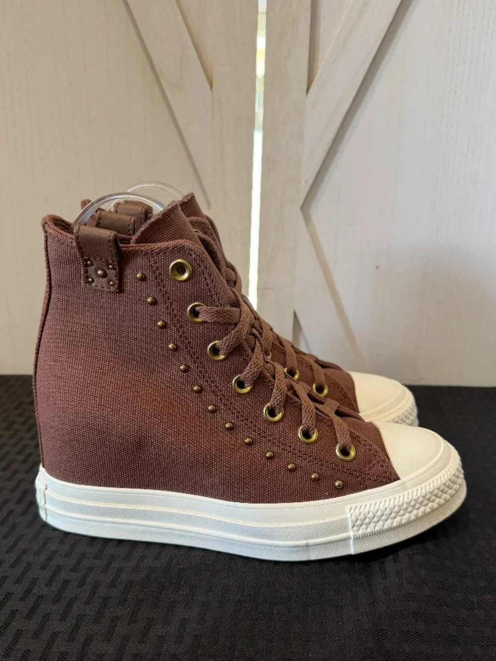 Converse Chuck Taylor All Star Studded Wedge Platform Sneaker